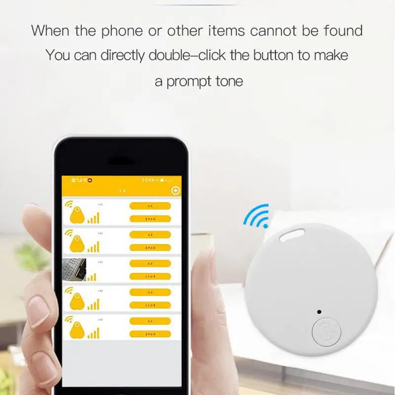 Mini GPS Anti-Lost Alarm Keychain Smart Tag for Wallets, Keys & Pets