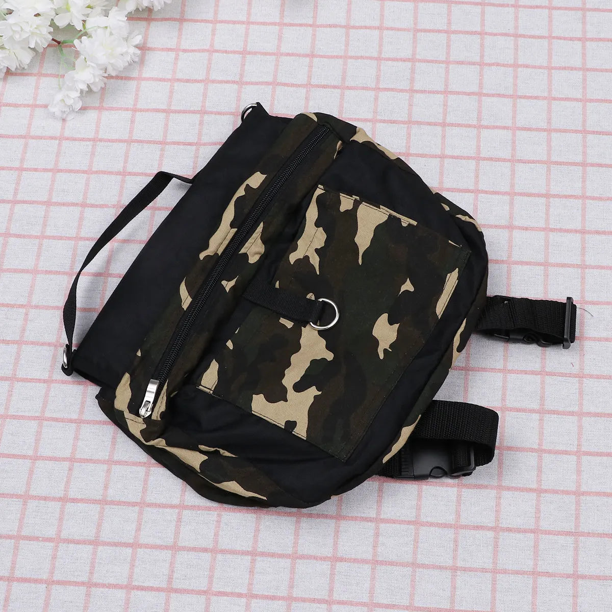 Outdoor Dog Saddlebag Backpack (Breathable, Hiking)
