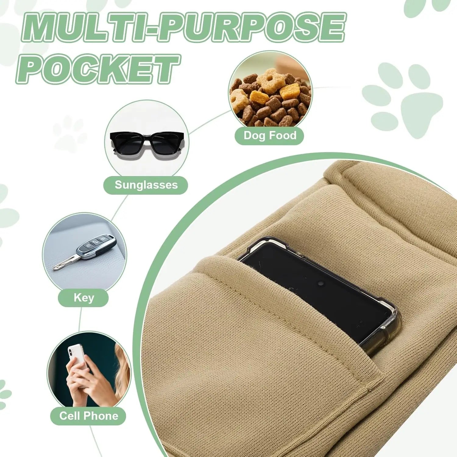 Dog & Cat Crossbody Sling Carrier (Breathable Mesh, Up to 16.5 lbs)