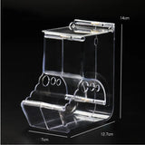 Clear Hanging Food Dispenser for Hamsters & Guinea Pigs