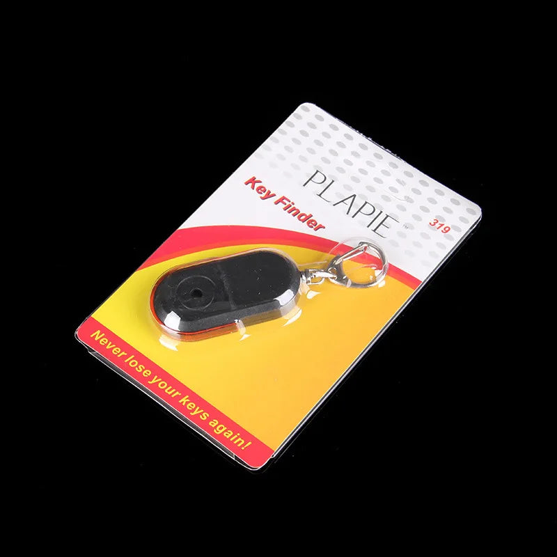 Key Finder Keychain with Whistle Control, LED Torch & Anti-Lost Alarm