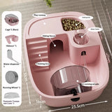 Full-View Hamster Villa Cage — All-in-One Habitat with Wheel, Water & Hideout