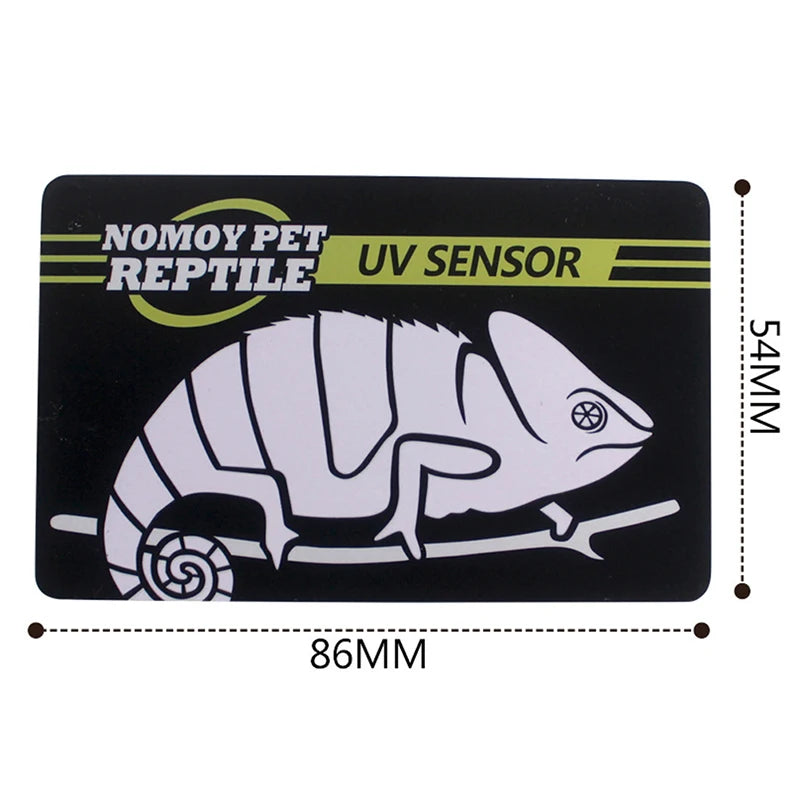 Reptile UVB Light Test Card — Reusable UV Strength Tester