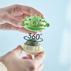 Catnip Pufferfish Ball Toys with Dust Cover — 2-Pack Teeth Grinder