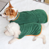 Absorbent Dog Bathrobe — Quick-Drying Wrap Towel, XS-XL