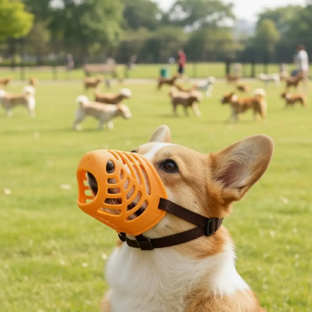 Silicone Dog Muzzle (Breathable Basket, Multi-Size)