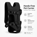Hands-Free Pet Chest Carrier (Breathable Mesh, Adjustable, Travel)