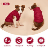 Warm Winter Coat for Big Dogs (Christmas Cold Weather Clothes)
