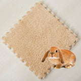 Spliceable Fleece Cage Liner Set — Washable Waterproof Bedding Mats