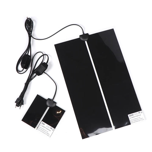 Adjustable Reptile Heat Mat — Far-Infrared Terrarium Warming Pad, 5W–45W