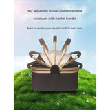Pet Stroller Double Decker 2 Tier Detachable Foldable Luxury Carbon Steel Lightweight For Dogs And Cats