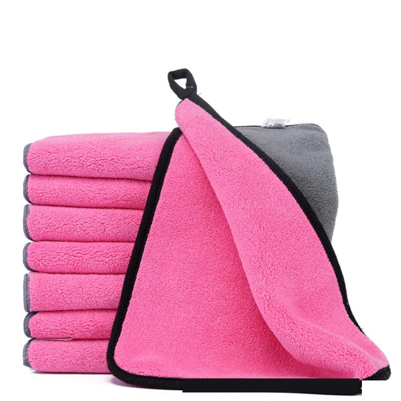 Soft Lint-Free Pet Bath Towel — Thick & Quick-Drying