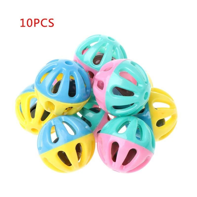 Colorful Latex Chew Balls for Pets (10-Pack)