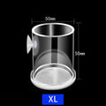 Acrylic Aquarium Fish Feeding Ring (Anti-Drift, Transparent, Floating)