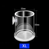 Acrylic Aquarium Fish Feeding Ring (Anti-Drift, Transparent, Floating)
