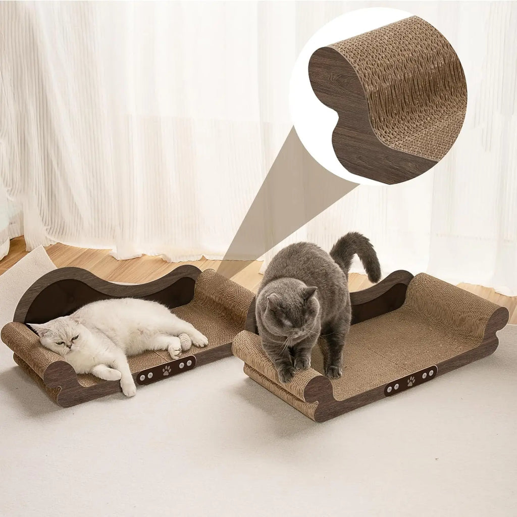 26-Inch Extra-Large Cardboard Cat Scratcher Lounge