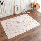 Washable Rabbit Floor Mat — Cotton Training Pad & Cage Liner