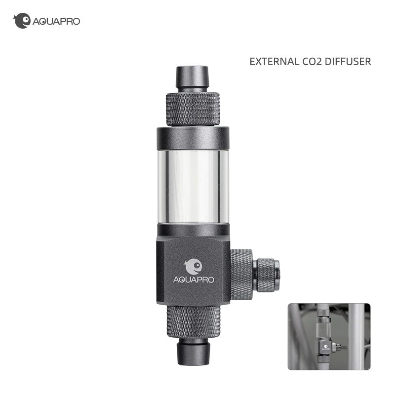 AQUAPRO CO2 Atomizer Sprayer (External Diffuser, Filter Bucket Compatible)