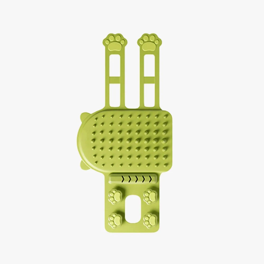 Self-Cleaning Silicone Corner Scratcher & Grooming Comb