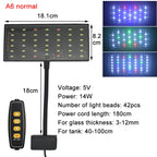 USB Full Spectrum Aquarium LED Grow Light (Aquatic Plants, Clip-On)
