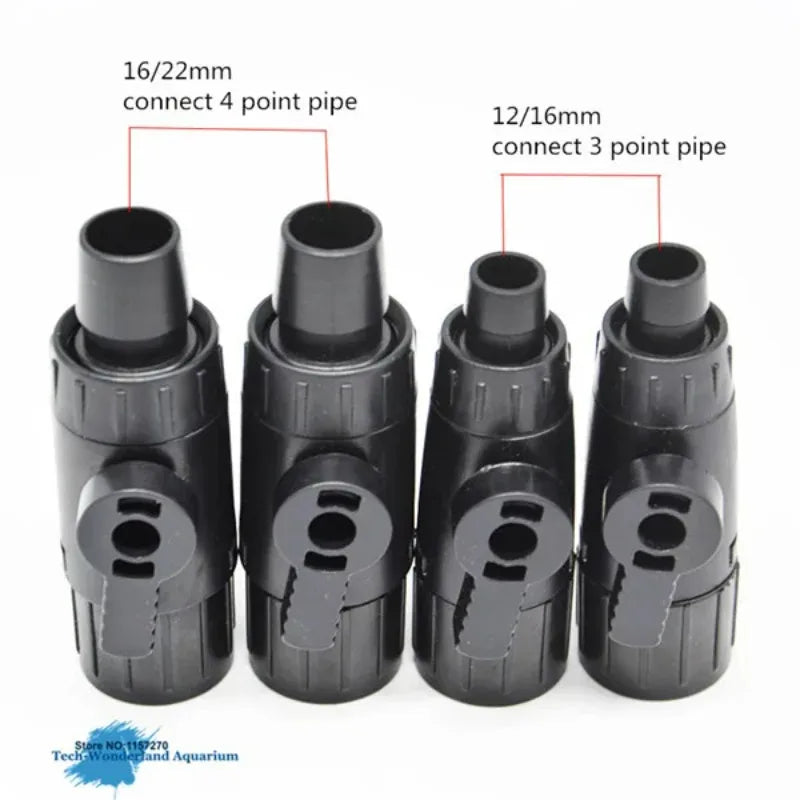 Aquarium External Filter Inlet & Outlet Valves (Replacement Set)