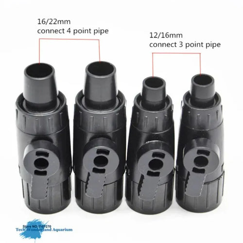 Aquarium External Filter Inlet & Outlet Valves (Replacement Set)