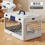 Foldable Airline Cat Carrier Box for Check-In & Car Travel