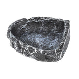 Reptile Rock Feeding Bowl — Realistic Stone Design for Bearded Dragons
