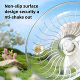 Silent Flying Saucer Exercise Wheel — Quiet Runner for Hamsters