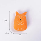 Cartoon Animal Plush Cat Chew Toy — Bite-Resistant Teething Relief