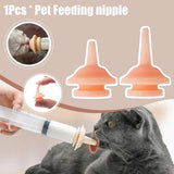 Silicone Feeding Nipples (10-Pack) — For Newborn Kittens, Puppies & Small Animals