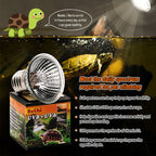 UVA/UVB 3.0 Basking Kit — Rotating Clip-On Holder, Lamp & Hygrothermometer
