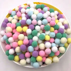 Plush Cat Puff Ball Toys — Soft Stretch Chew & Play Balls, Bulk Packs