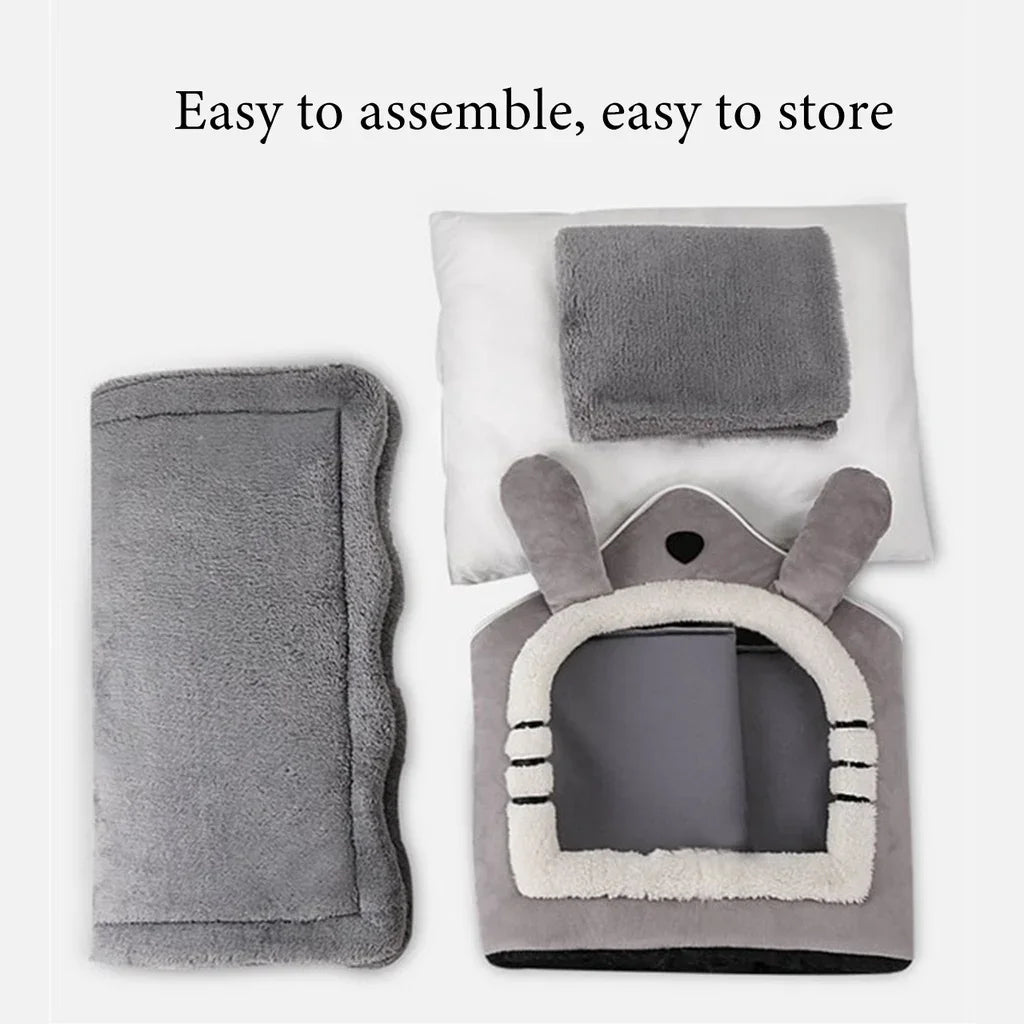 Foldable Character Pet House Bed