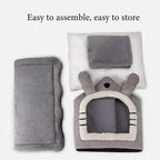 Foldable Character Pet House Bed