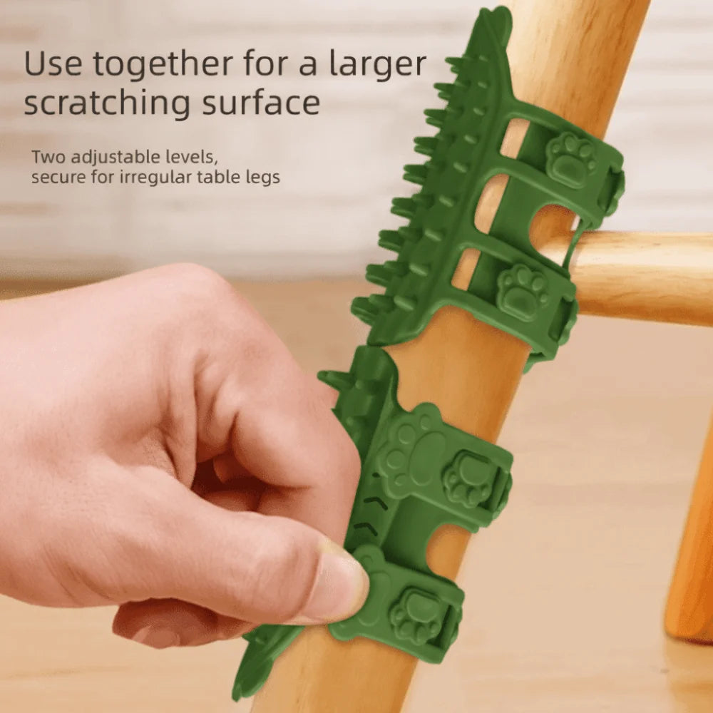 Self-Cleaning Silicone Corner Scratcher & Grooming Comb