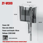 Wall-Mounted 3-in-1 Aquarium Waterfall Filter Pump (110V/220V)
