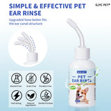 GJYC Pet Ear Cleaner Drops — Soft-Tip Wax Remover, 60ml
