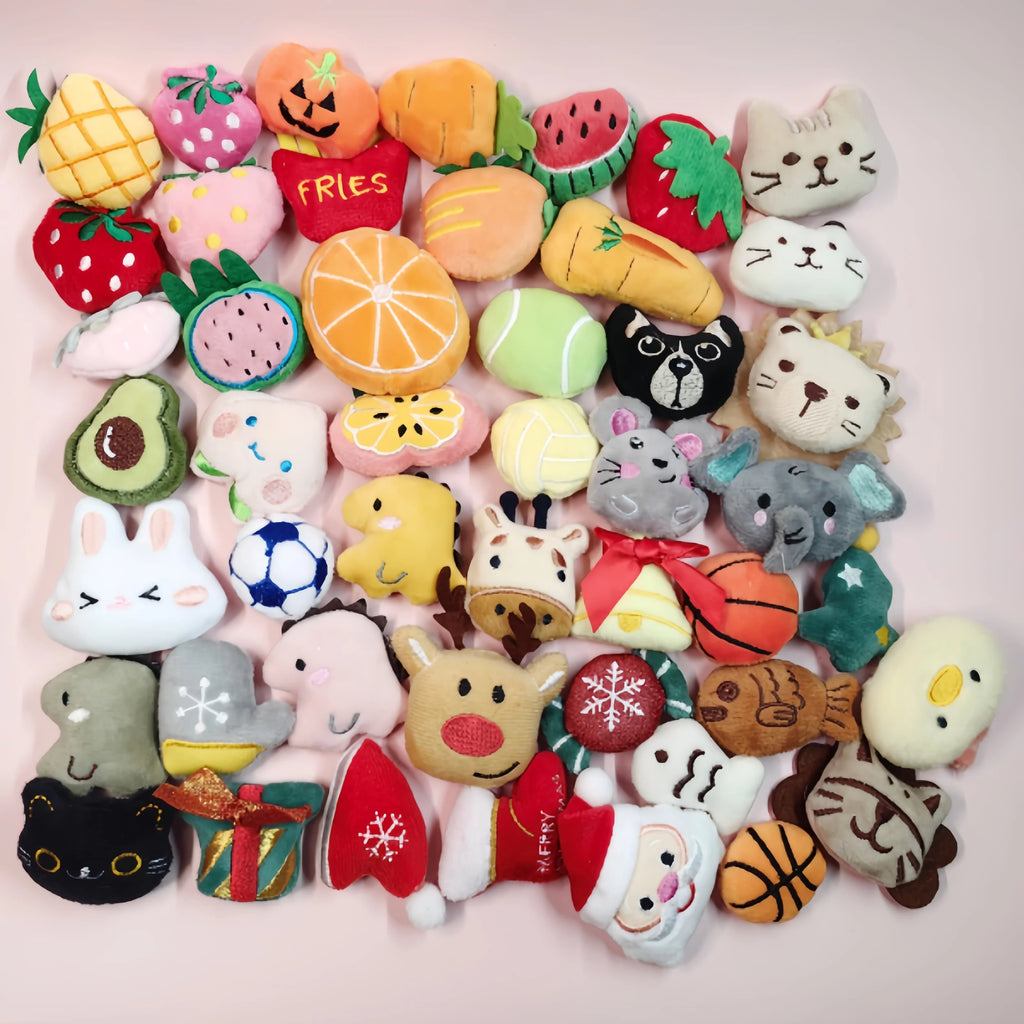 Catnip Plush Cat Toy Bulk Set