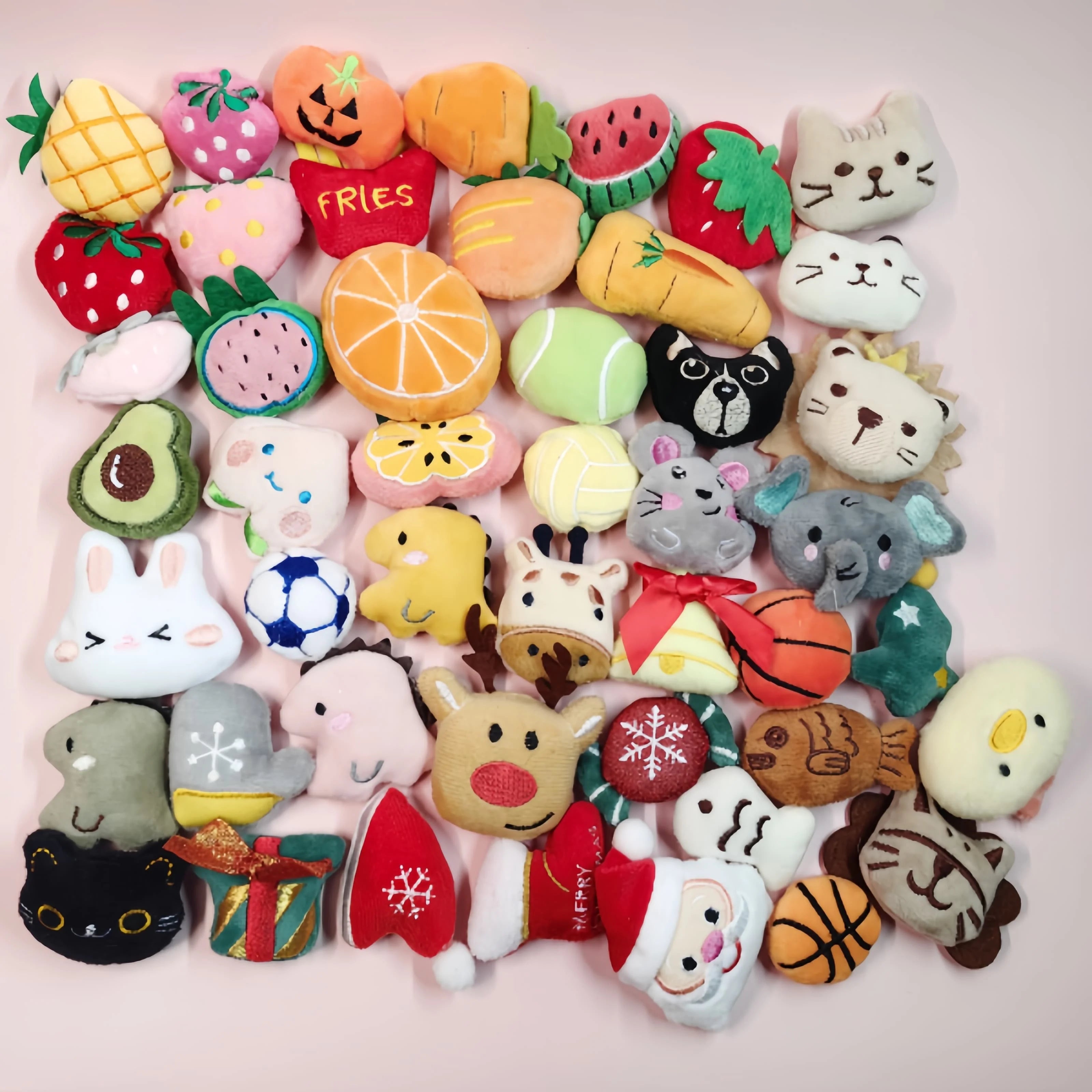 Catnip Plush Cat Toy Bulk Set