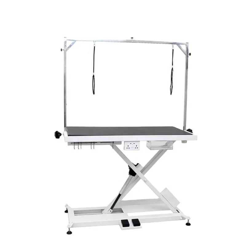 Electric Veterinary Grooming Table with X-Style Lift
