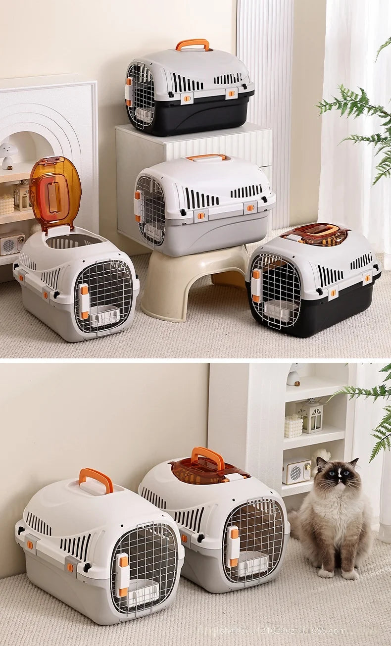 Airline-Approved Pet Carrier with Skylight Window for Cats & Dogs