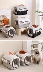 Airline-Approved Pet Carrier with Skylight Window for Cats & Dogs