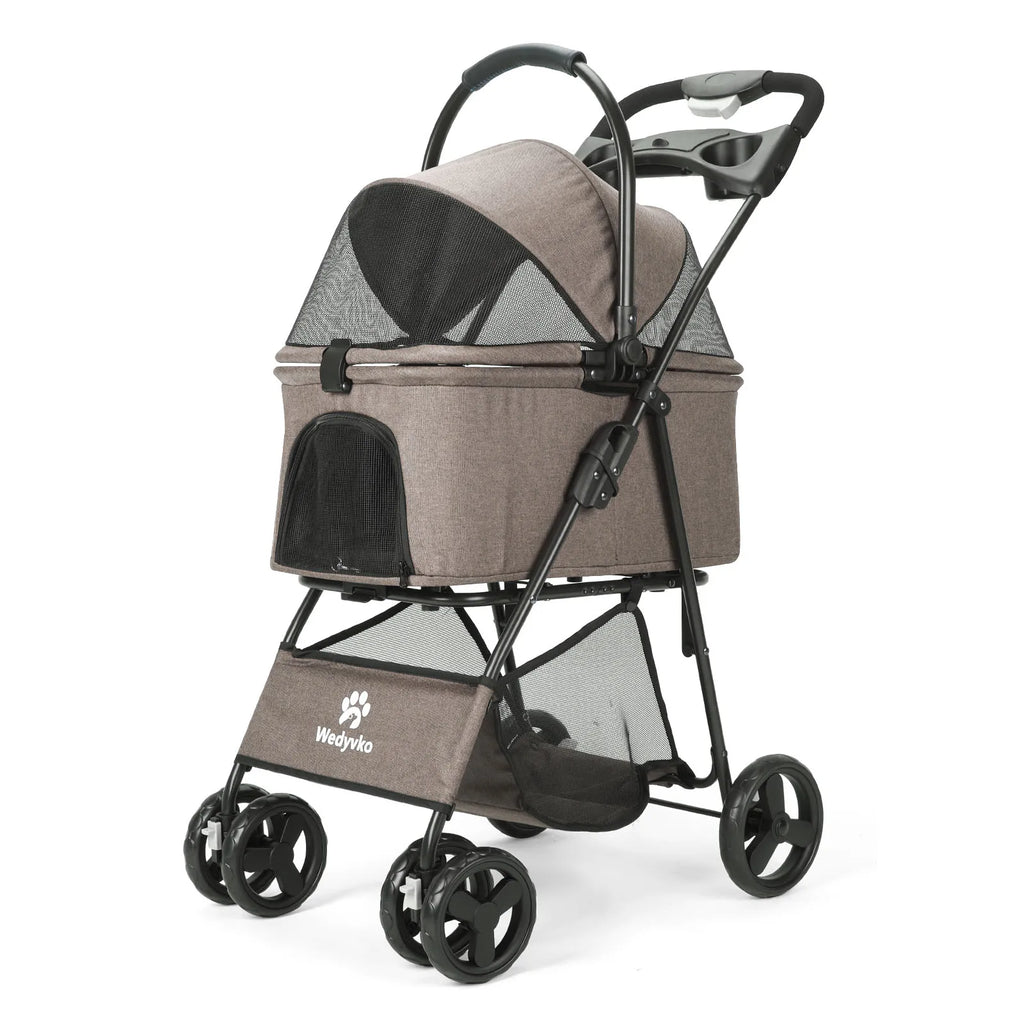 3-in-1 Pet Stroller with Sun Shade (All-Terrain, Waterproof)