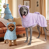 Quick-Dry Pet Bathrobe Towel — Super-Absorbent for Dogs & Cats