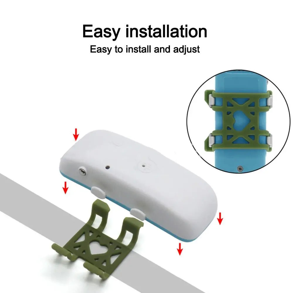 Silicone Anti-Slip Fixing Clip for TK911SA Pet GPS Tracker - Easy-On Collar Positioner