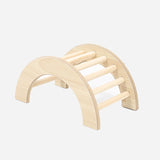 Wooden Arch Bridge Toy — Climbing Steps for Small Pets