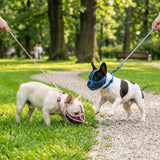 Short Snout Dog Muzzle for Flat-Faced Breeds (Breathable, Flexible, Adjustable)