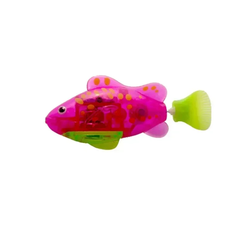 LED Swimming Robot Fish Cat Toy
