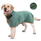 Nanofiber Dog Bathrobe — Full-Body Wrap, Absorbent & Quick-Dry